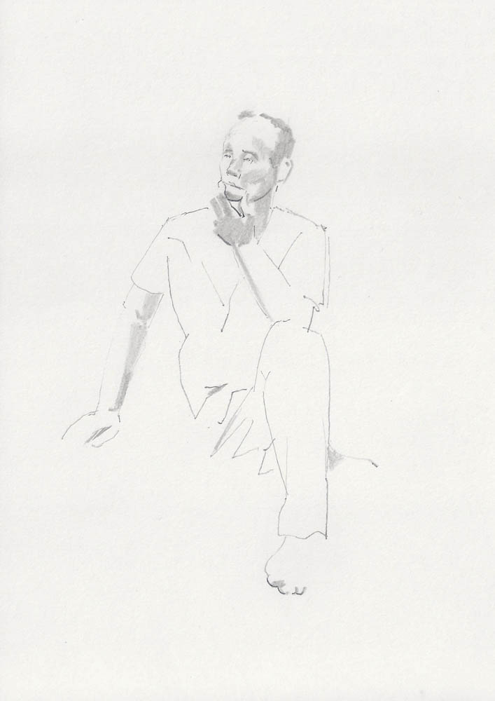 Chapter II — Lust, a pencil study of Alfredo Miamo's demonstration